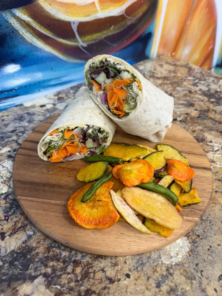 Hummus Veggie Wrap